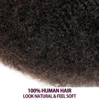 Afro Kinky Remy Human Hair Bulk for Braids & Dreadlocks – 50g