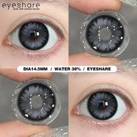 EYESHARE 1Pair Colored Contact Lenses for Eyes White Cosplay Lenses Red Anime Lenses Pink Colored Lens Yearly Blue Eye Contact