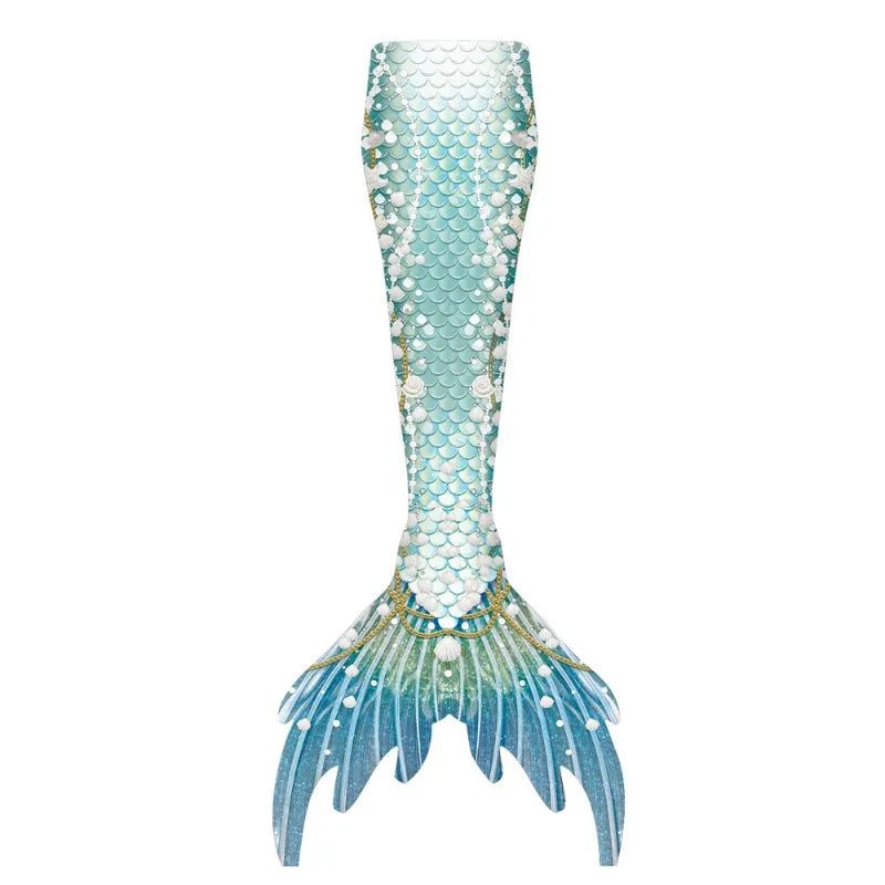 Swimming Mermaid Tail Cosplay Costume Children Party Gift Fantasy Swimsuit Beach Swimwear Kids Adult 2025 New Summer Season