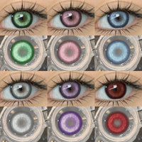 EYESHARE Halloween New Color Contact Lenses Blue Cosplay Anime Contact Red Lenses Purple Eyes Contact Pink Beauty Makeup Lenses