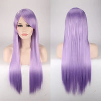 Cosplay Anime Long Wavy Pink Blue Red Blonde Black Green White Brown Cosplay Wig Synthetic Wig