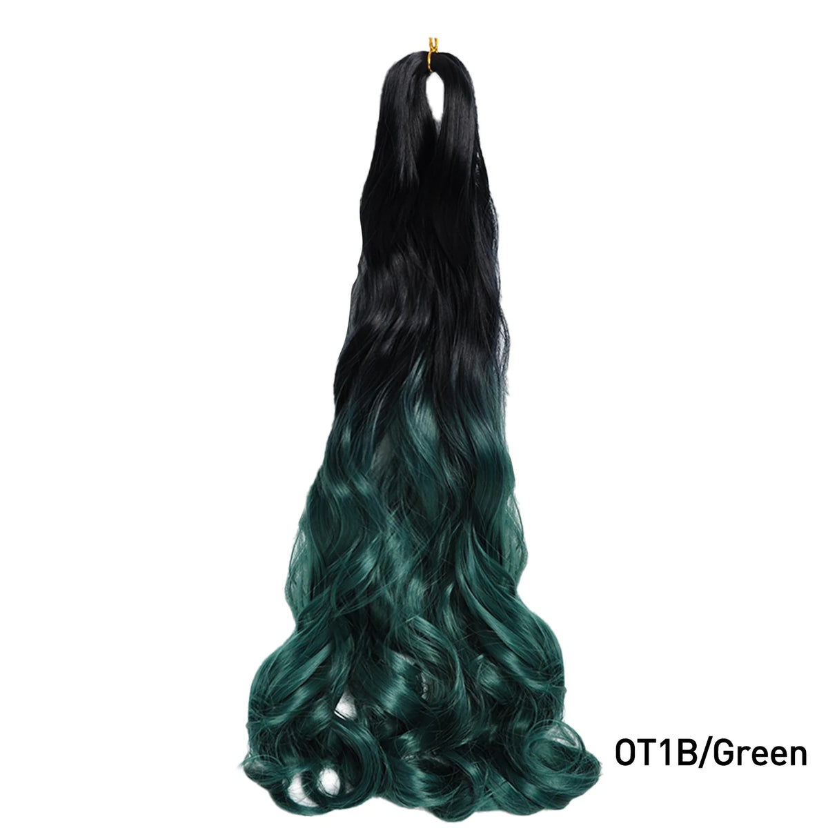 French Curls Braiding Hair Extensions Synthetic Hair Loose Wave Spiral Curl Braids High Temperature Ombre Pre Stretched Hair