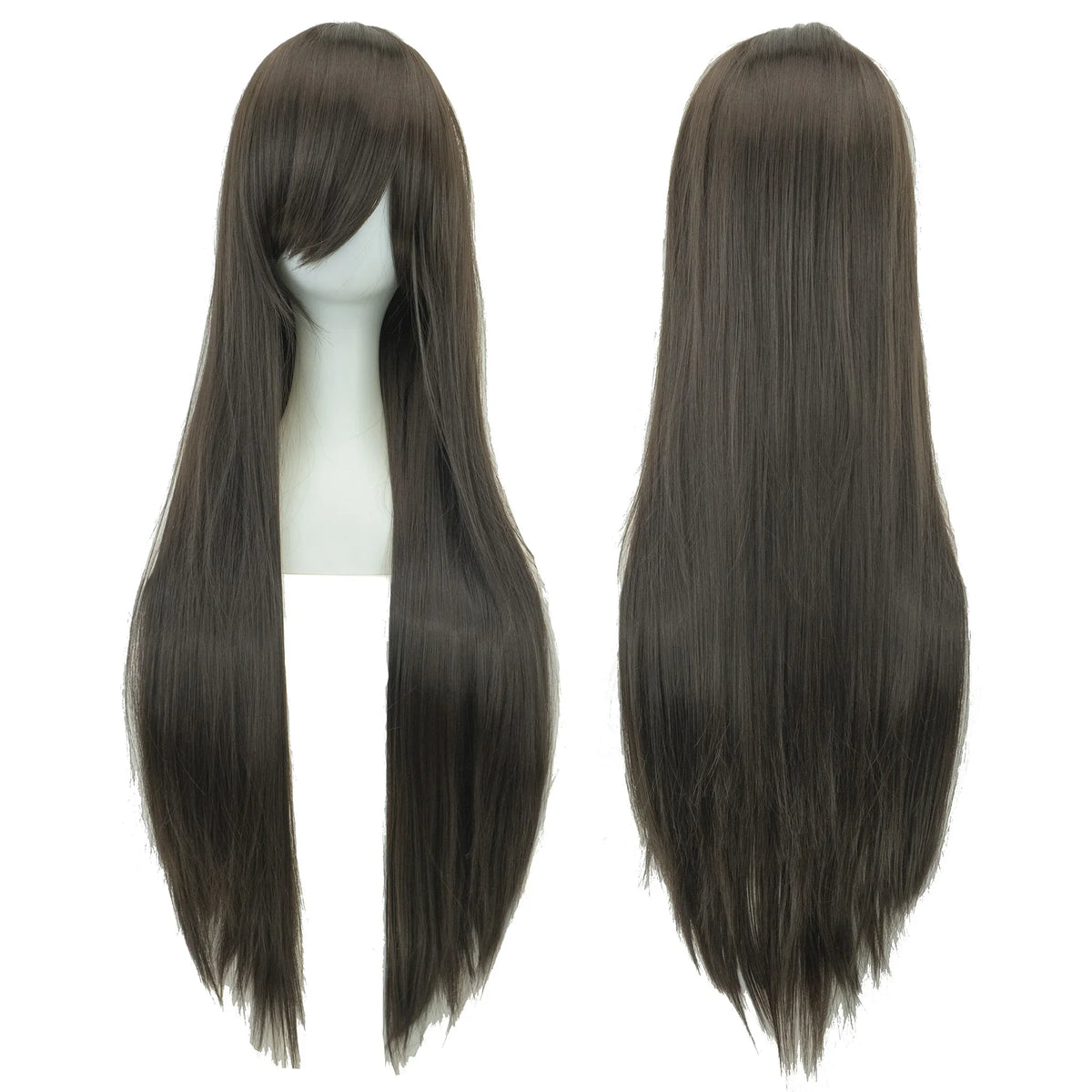 80cm Long Straight Cosplay Wig Synthetic Heat Resistant Wig for Women Party Costume Hair