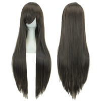 80cm Long Straight Cosplay Wig Synthetic Heat Resistant Wig for Women Party Costume Hair
