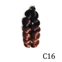 French Loose Curly Braiding Hair12Inch Synthetic French Curl Braiding Hair Extensions Pre Stretched Deep Wavy Twist Crochet Hair