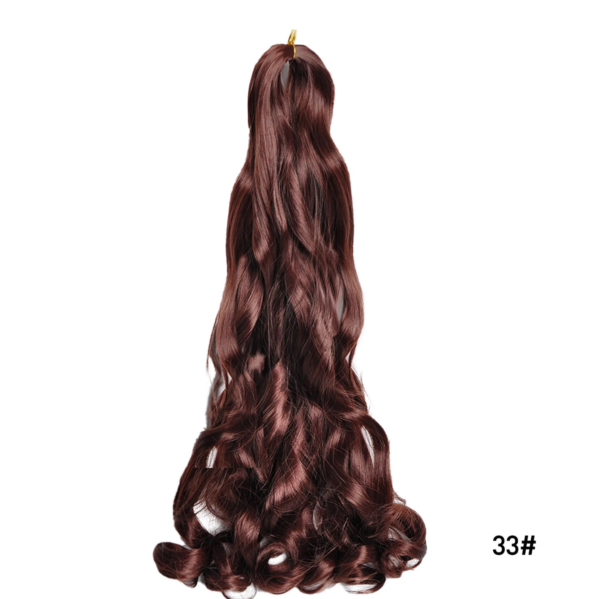 French Curls Braiding Hair Extensions Synthetic Spanish Curl Hair Loose Wave Spiral Curl Braids High Temperature For Black Women