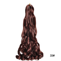 French Curls Braiding Hair Extensions Synthetic Spanish Curl Hair Loose Wave Spiral Curl Braids High Temperature For Black Women