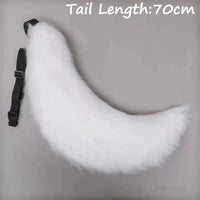 Anime COS Cat Fox Tails Plush Cosplay Costumes Big Tails Dog Furry Tail Role Play Party Performance Props Fursuit Tail for Women