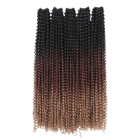 24" Pre-Twisted Passion Twist Crochet Hair Extensions – Water Wave Synthetic Braiding Hair