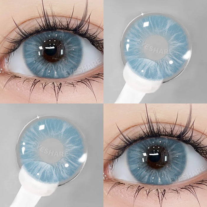 EYESHARE 10Pcs/5Pair New Colored Contact Lenses 1Day Daily Lens Brown Contact Blue lenses High Wearing Comfort Lenses 14.2mm