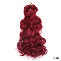 Loose Wave French Curl Braiding Hair – Ombre Pre-Stretched Crochet Hair Extensions for Black Women