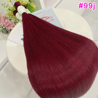 Colored Straight Human Hair Bulk for Braiding