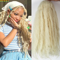 18 Inch Marley Twist Crochet Hair – Ombre Black to Blonde Synthetic Afro Braiding Hair