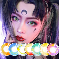 Anime Pupils Halloween Contact Lenses Colored Contact Lenses Yellow Contact Lenses Brown Lens Blue Lenses Green Pupils