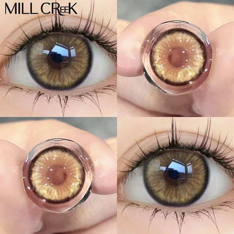 Colored Contact Lenses Myopia Cosmetic for Eyes with Diopt Artificial Beauty Pupil Degree Contact lens Prescription YMX