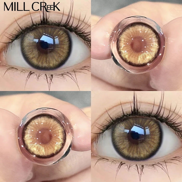 Colored Contact Lenses Myopia Cosmetic for Eyes with Diopt Artificial Beauty Pupil Degree Contact lens Prescription YMX