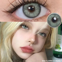 EYESHARE 1pair Colored Contact Lenses for Eyes Purple Lenses Fashion Colorful Beautiful Pupil Lens Yearly Cosmetic Eye Contacts