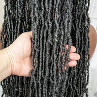 36 Inch Synthetic Braided Hair Wig Full Lace Ombre Colored Hair Wig for Black Women Box Braids Twisted Hairstyle Wigs