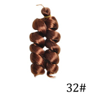 French Loose Curly Braiding Hair12Inch Synthetic French Curl Braiding Hair Extensions Pre Stretched Deep Wavy Twist Crochet Hair