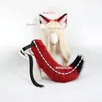 New Red Fox Anime Beast Ear Beast Tail Wolf Ear Cat Ear Headband Nick Fox Nick COSPLAY Simulation Fox Ears Hair Accessories
