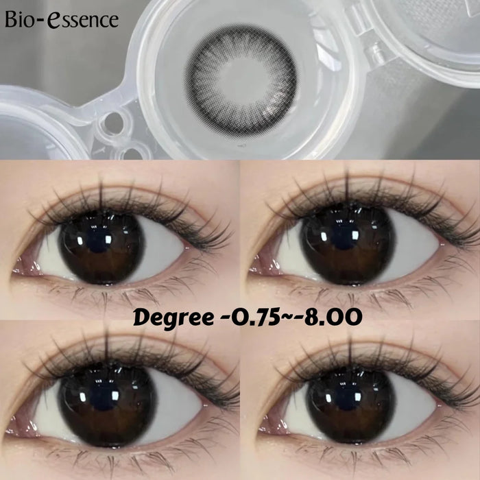 Myopia Lenses Colored Contact Lenses with Degree Natural Lenses Black Lenses Big Eye Lenses