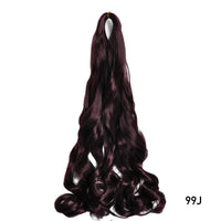 French Curls Braiding Hair Extensions Synthetic Hair Loose Wave Spiral Curl Braids High Temperature Ombre Pre Stretched Hair