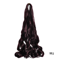 24 Inch French Curl Braiding Hair Synthetic Crochet Extensions Spiral Curl Braids
