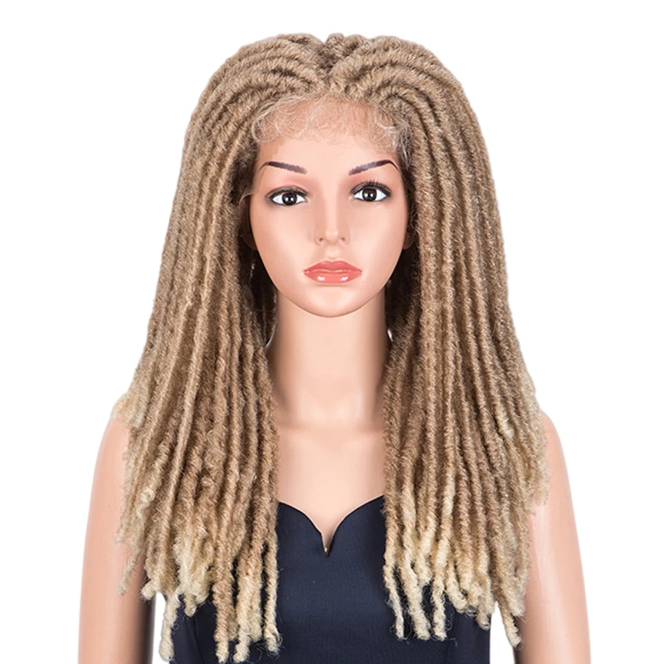 Curly Wig Brown Synthetic Lace Wigs for Women 24Inch Water Wave Cosplay Wig Heat Resistant Long Wavy Fake Hair