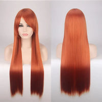 Cosplay Anime Long Wavy Pink Blue Red Blonde Black Green White Brown Cosplay Wig Synthetic Wig