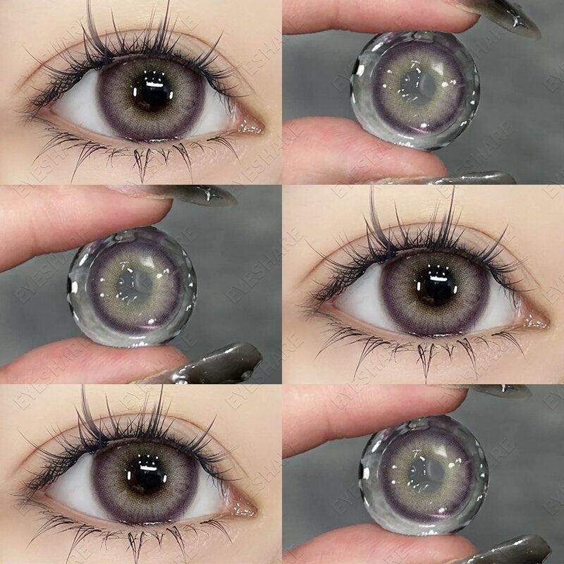 EYESHARE Colored Contact Lenses for Eyes Fashion Galaxy Series Colored Lens Yearly Eye Color Lens Beautiful Pupil Cosmetic Lens