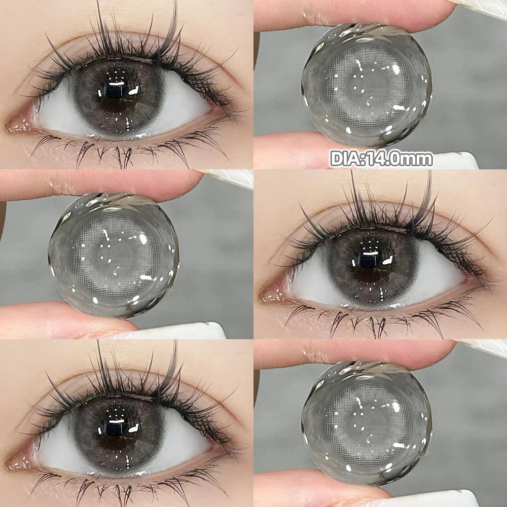 Beauty Pupils Natural Blue Lens Prescription Colored Contact Lenses Myopia Eye Color Lenses Violet Lenses