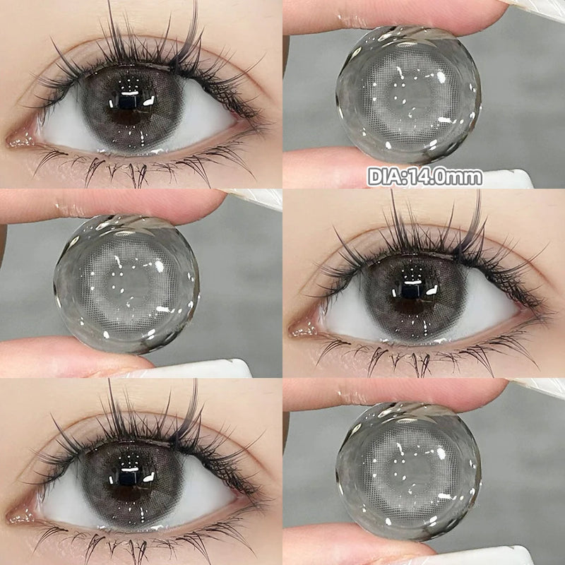 Beauty Pupils Natural Blue Lens Prescription Colored Contact Lenses Myopia Eye Color Lenses Violet Lenses