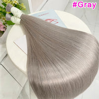 Colored Straight Human Hair Bulk for Braiding