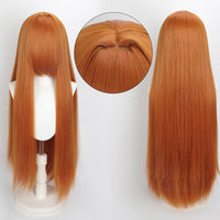 100cm Colourful Wig Long Staight Cosplay Anime Costume Party Wigs Synthetic Heat Resistant Wig