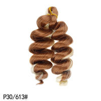 French Curly Crochet Hair Short 12inch Synthetic Braiding Hair Loose Wavy French Curl Braids Extensions for Women