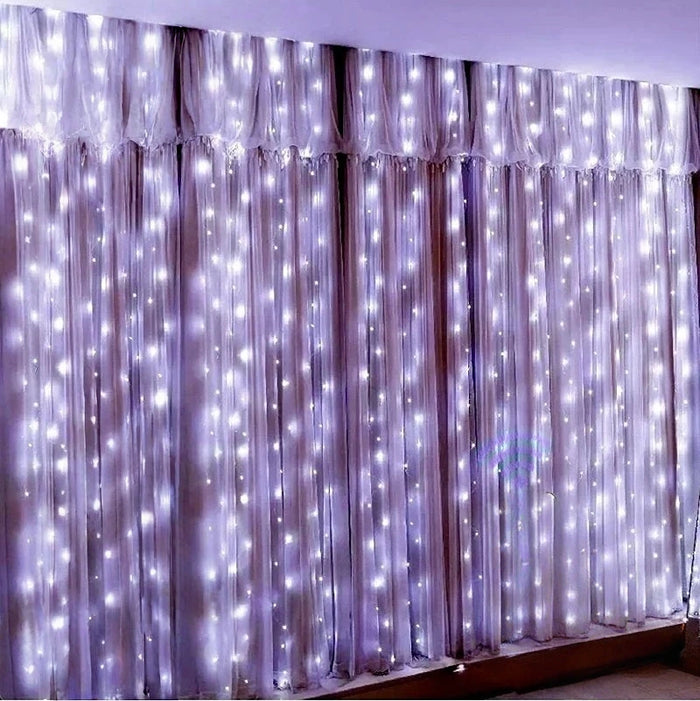 LED String Lights Christmas Decoration Remote Control USB Wedding Garland Curtain 3M Lamp Holiday For Bedroom Bulb Outdoor Fairy