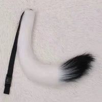 Long Hair Beast Tail – Extra Large Plush Fox Wolf Tail for Cosplay, Furry & Halloween