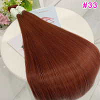 Colored Straight Human Hair Bulk for Braiding