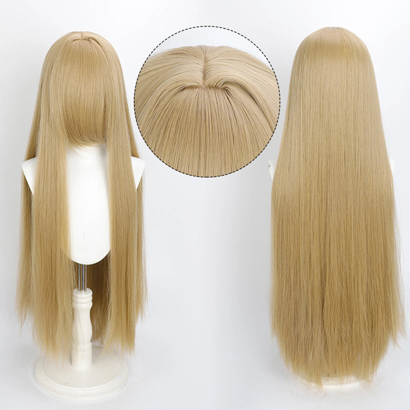 100cm Colourful Wig Long Staight Cosplay Anime Costume Party Wigs Synthetic Heat Resistant Wig