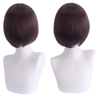 Short Cosplay Bob Wig – Face Contouring Thick Synthetic Hair Wig, Colorful Heat Resistant Fiber Wig