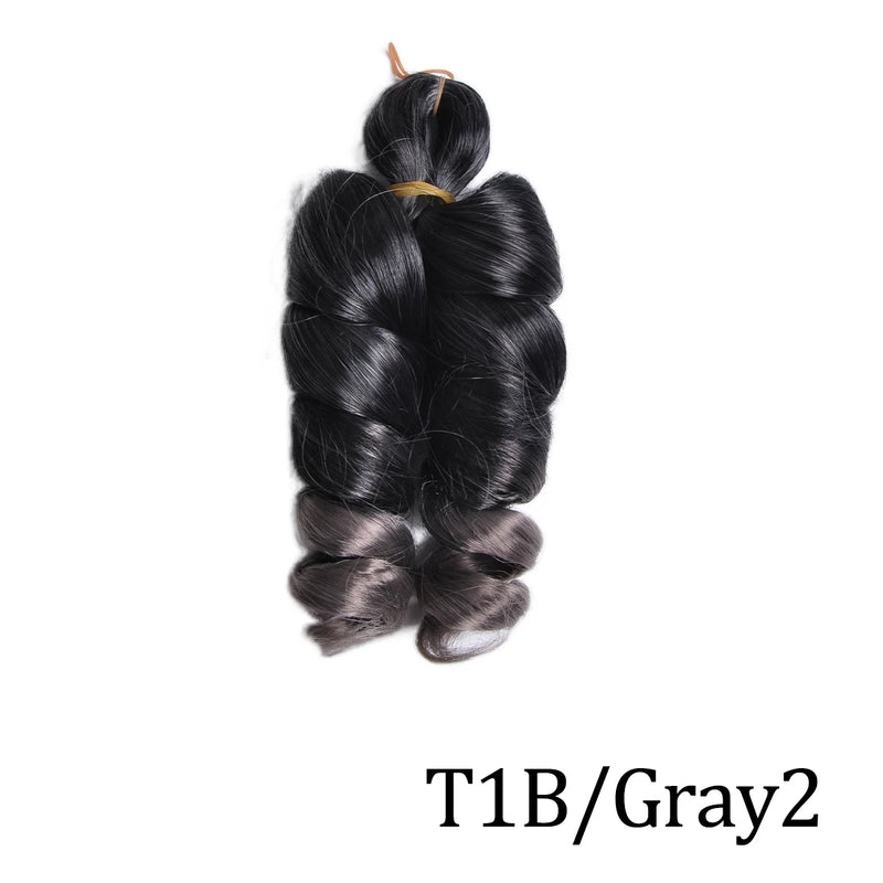 Loose Curly 12″ Pre-Stretched Wavy Braiding Hair – Easy Crochet / Box Braid Bulk (Natural-Curl, Low Shedding)