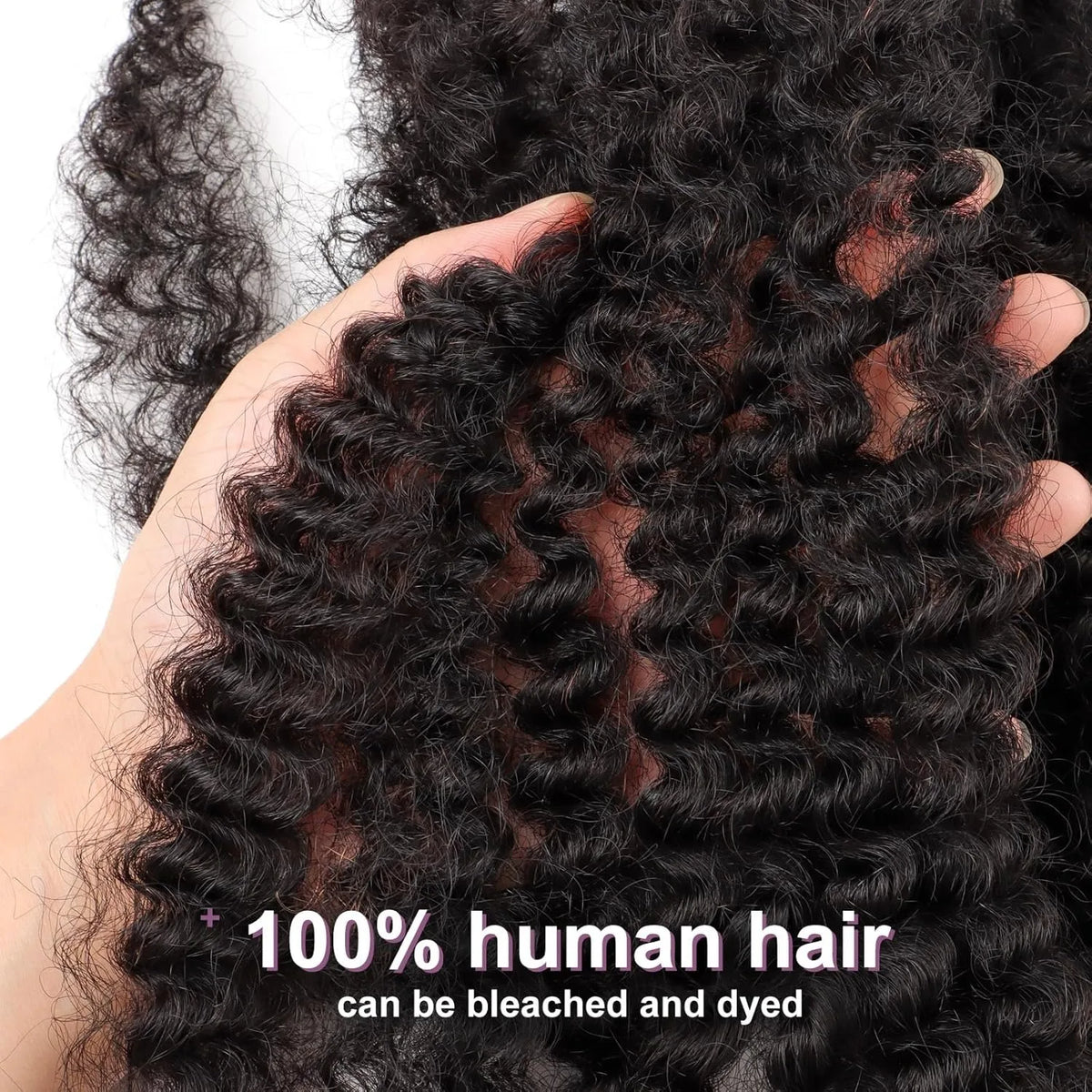 4C Afro Kinky Human Hair Bulk for Braiding