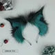 New Game Hedgehog Anime Cosplay Headband Blue Cat Ears Headwear Plush Lolita Headdress Halloween Hair Accessories Cat Ears Prop