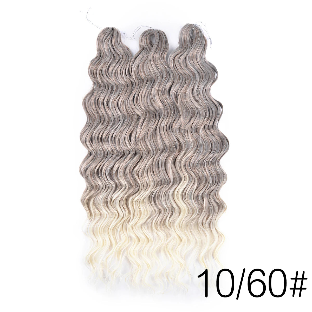 28 Inch Deep Wave Crochet Hair | Synthetic Ocean Wave Braiding Extensions
