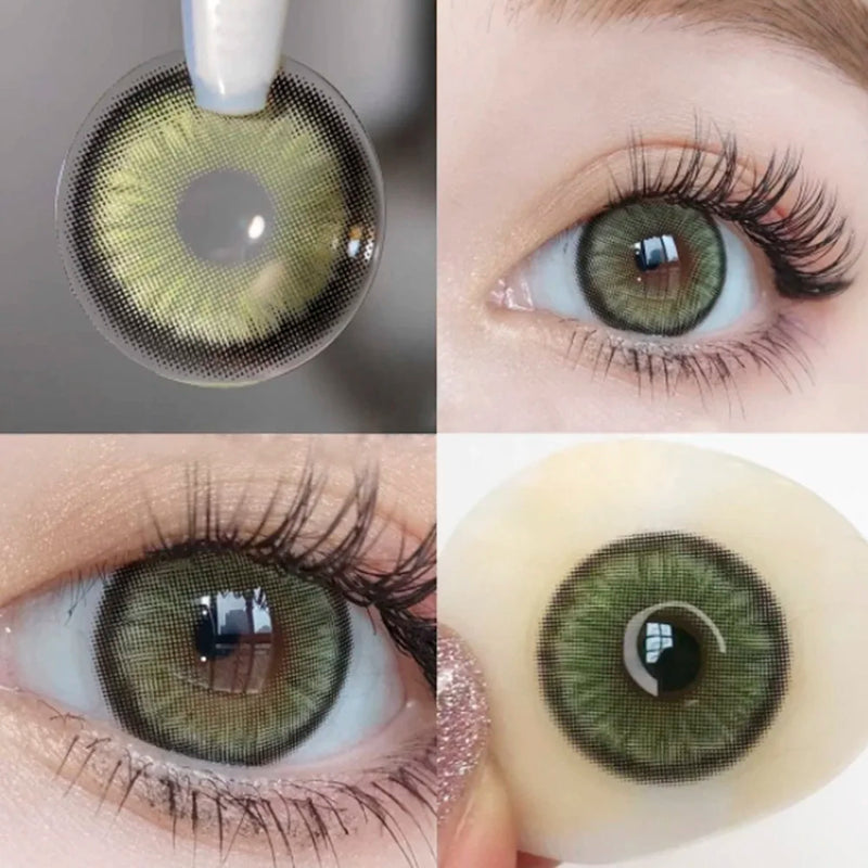 Colored Contact Lenses Myopia Cosmetic for Eyes with Diopt Artificial Beauty Pupil Degree Contact lens Prescription YMX