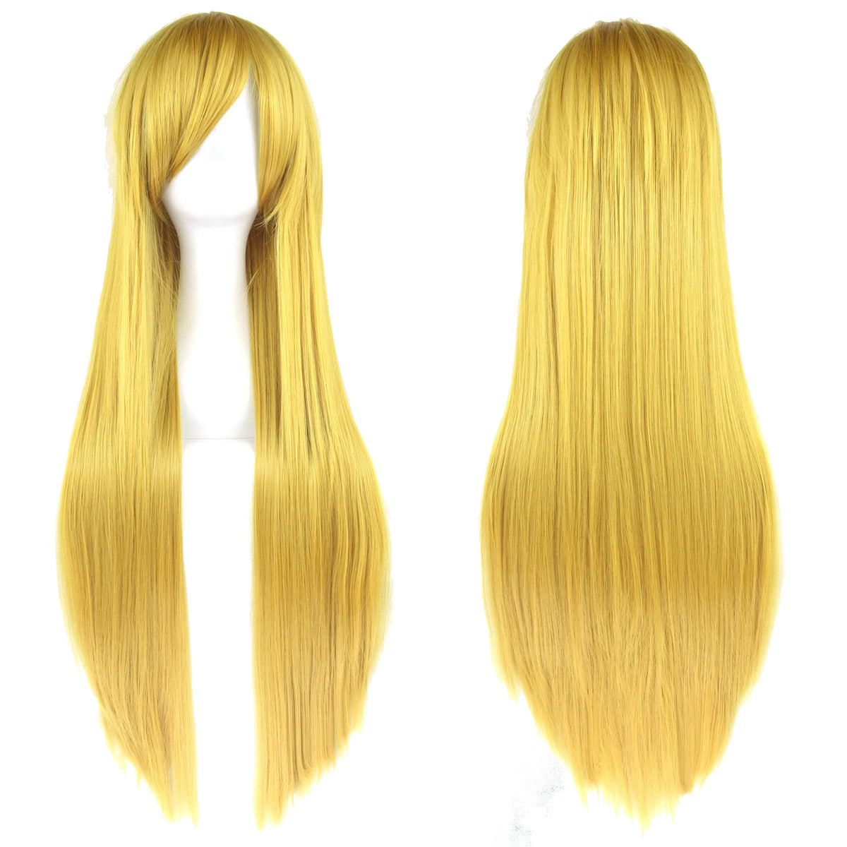 80cm Long Straight Cosplay Wig Synthetic Heat Resistant Wig for Women Party Costume Hair
