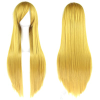 80cm Long Straight Cosplay Wig Synthetic Heat Resistant Wig for Women Party Costume Hair