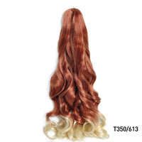 24 Inch French Curl Braiding Hair Synthetic Crochet Extensions Spiral Curl Braids