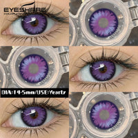 EYESHARE Halloween New Color Contact Lenses Blue Cosplay Anime Contact Red Lenses Purple Eyes Contact Pink Beauty Makeup Lenses