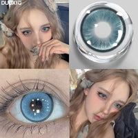 DUOXIU 1 Pair Colored Contact Lenses for Eyes Lens Green Blue Gray Contact Lens Green Eye Lenses Wholesale Natural Eye Lenses